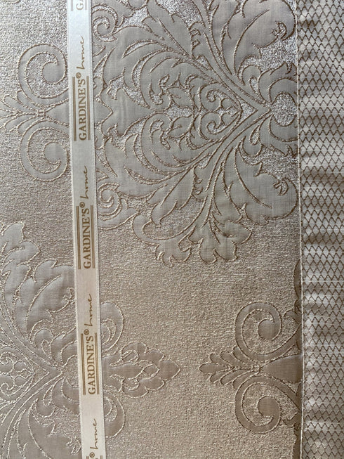 Prabangi austinių žakardo raštų lovatiesė "Gardine's Diva" su 2 pagalvių užvalkalais, smėlinė